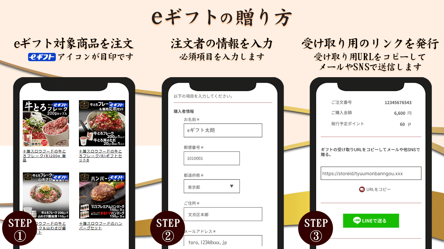 eギフト,ソーシャルギフト,贈り方,十勝スロウフード
